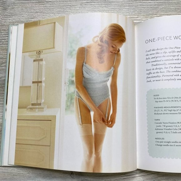 Knitting Lingerie Style Hardcover Book - Picture 3 of 11